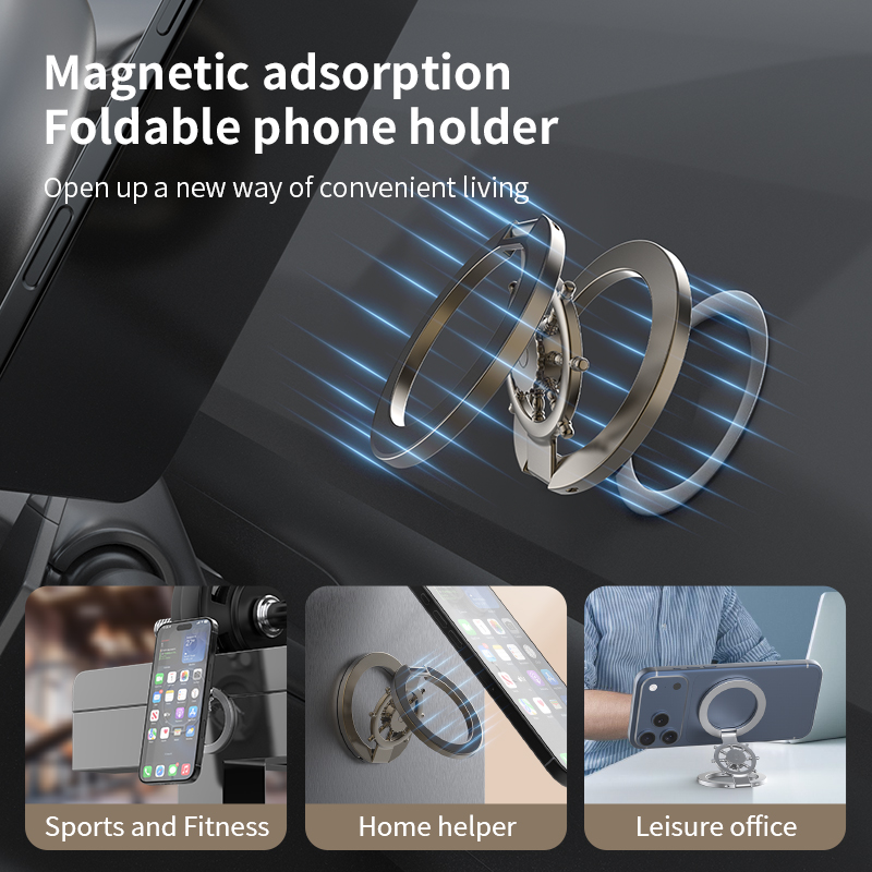 Magnetic Phone Ring Holder Fin - огляд і ціна Desk Accessories
