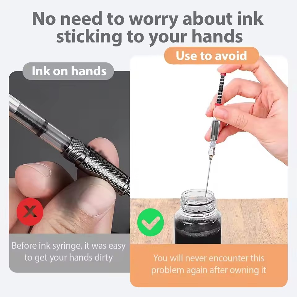 1-10pcs Fountain Pen Filler In - огляд і ціна Writing Tools