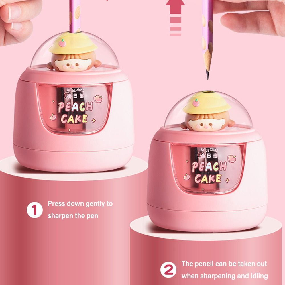Cute Cartoon Battery Charging  - огляд і ціна Electric Pencil Sharpener Usb